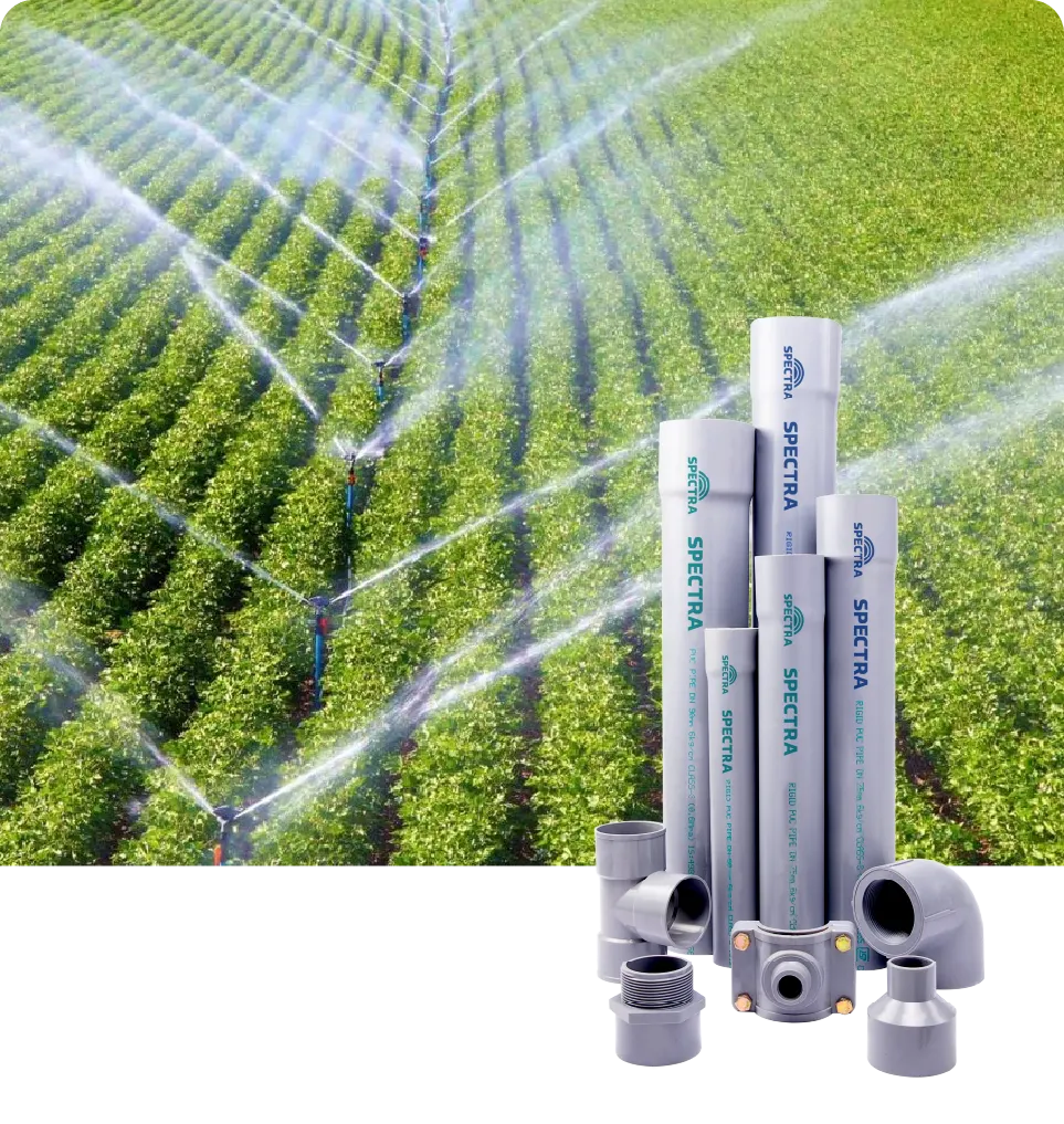 PVC Agricultural<br> Pipes & Fittings